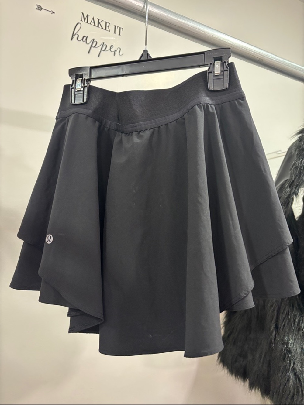 lululemon athletica Black Flared Skater Skort